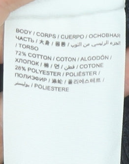 Superdry Men's Black Medium Pullover Hoodie with Red Logo