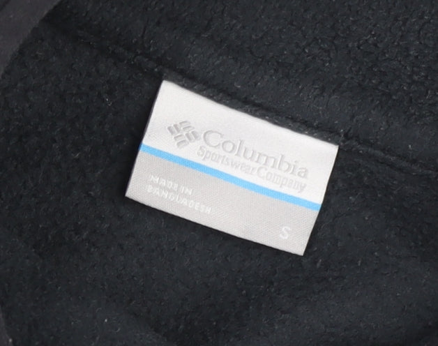 Columbia Men’s Black Fleece Henley Sweatshirt Size S