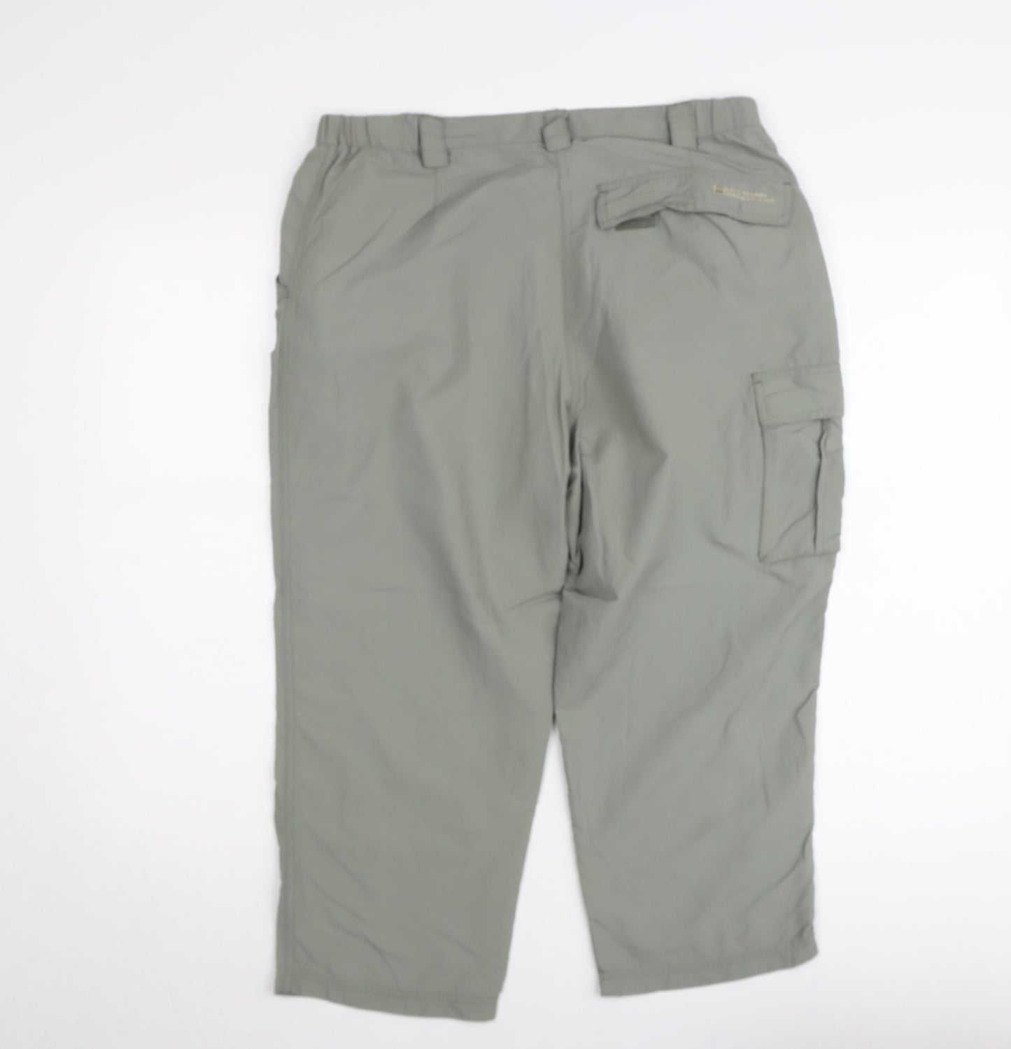 Mountain Warehouse Mens Grey Cargo Trousers L Lightweight Outdoor Pants