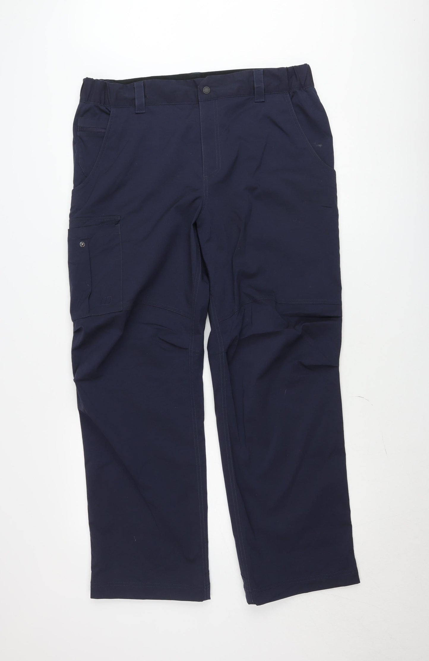 Berghaus Men Blue 2XL Cargo Trousers 38W 30L Quick Dry Outdoor Workwear