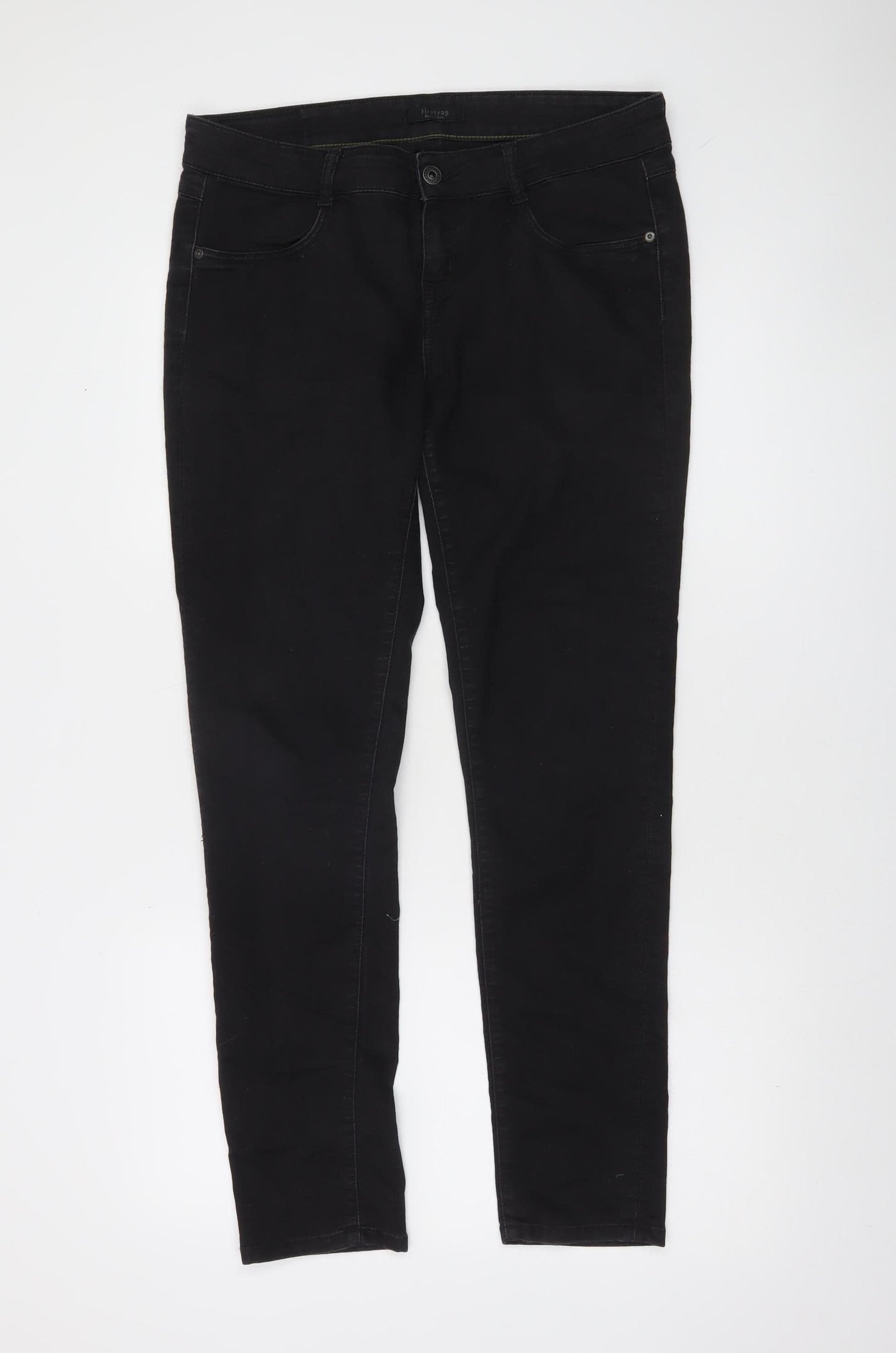 Firetrap Men's Black Slim Fit Stretch Denim Trousers W32