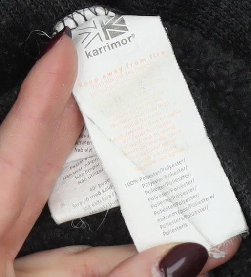 Karrimor Men's Black Fleece Half Zip Pullover Sweatshirt M Regular Fit