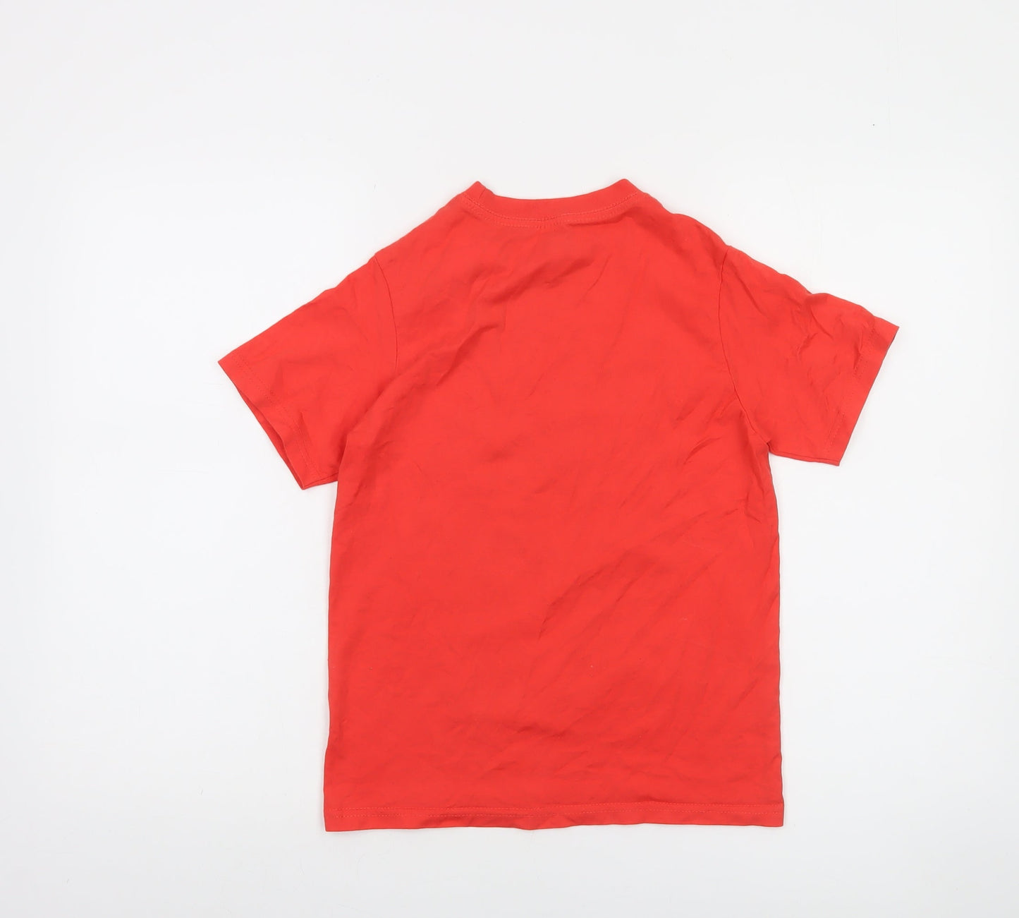 Nike Boys Red Graphic Sports T-Shirt Size 8-10 Years Small