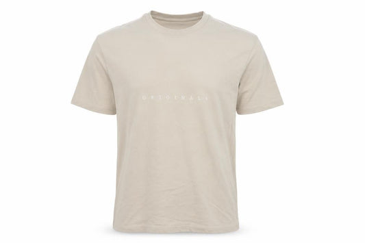 Mens UK Size M JACK & JONES Beige  Cotton T-Shirt