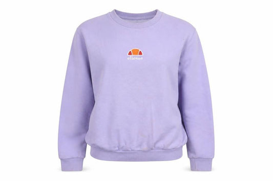 Womens UK 8 Regular ellesse Purple Pullover Sweatshirt
