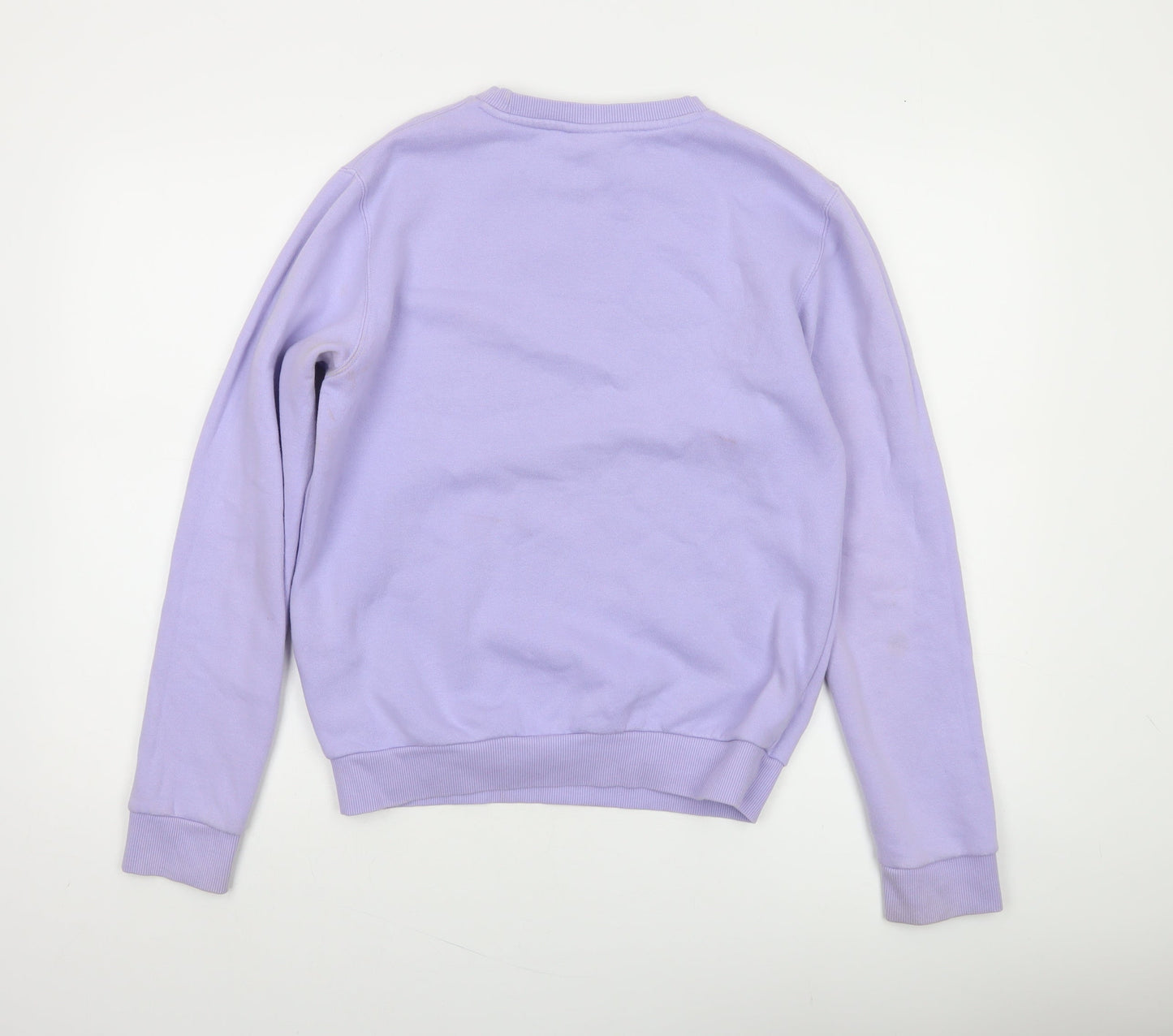 Ellesse Women's Purple Crew Neck Pullover Sweatshirt UK 8