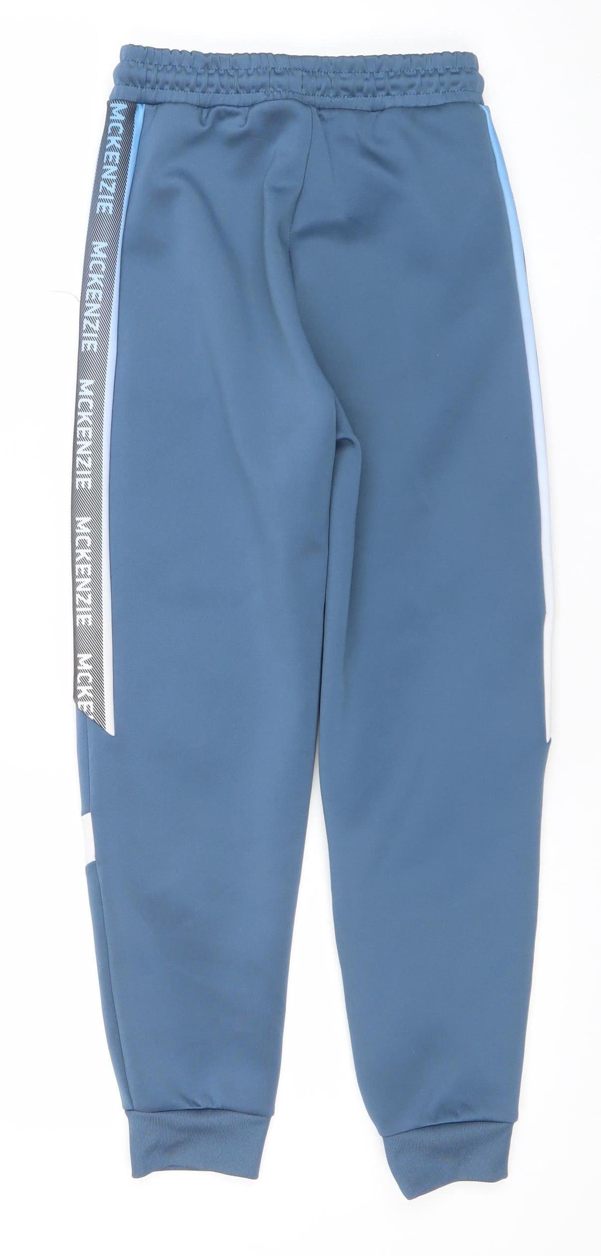 McKenzie Boys Blue 10-12 Years Jogger Trousers with Side Stripe
