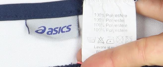 Asics Boys Blue Short Sleeve Athletic Jersey T-Shirt Size 7X