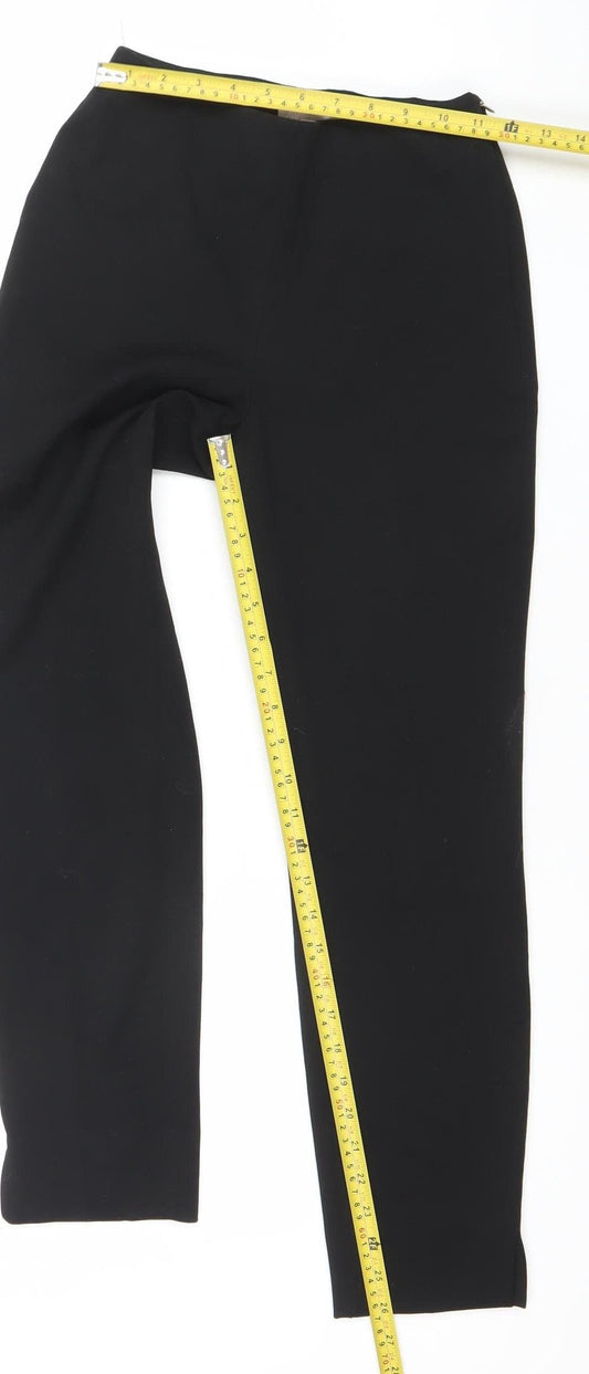 H&M Women’s Black XS Slim Fit Tapered Stretch Trousers