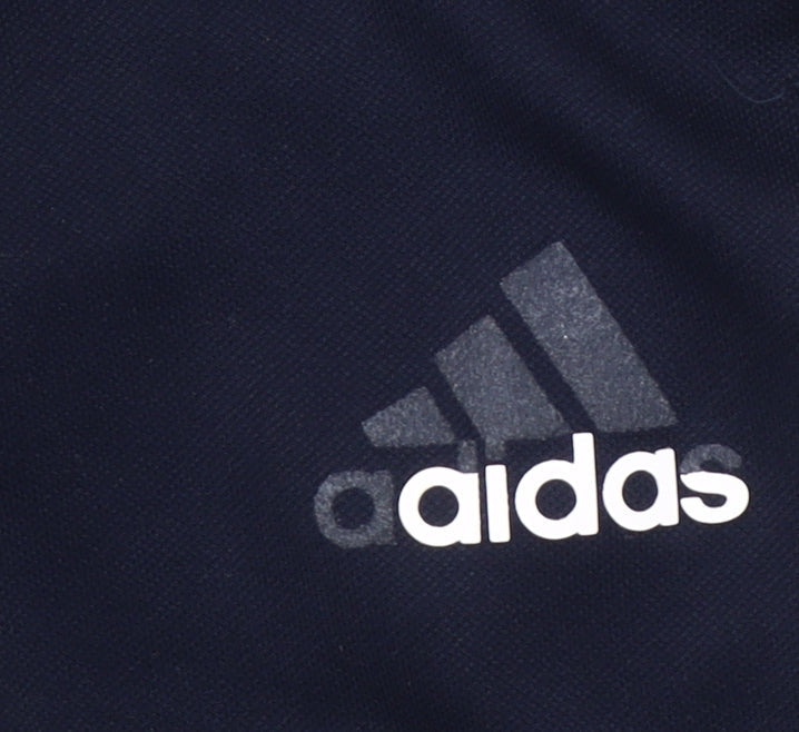 Adidas Men’s Blue Jogger Track Pants Size M Tapered Fit Breathable