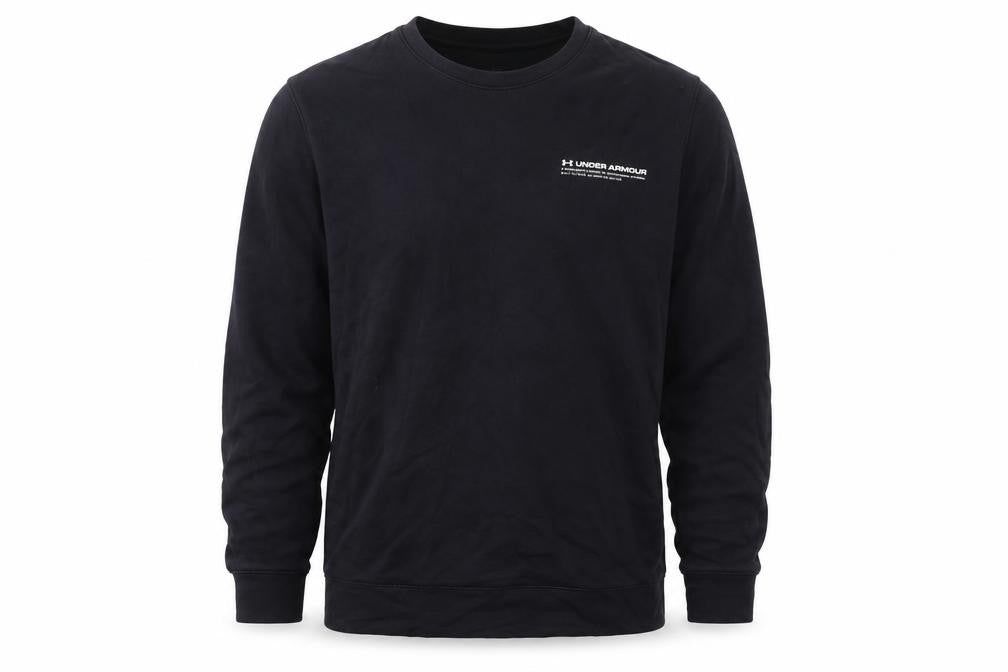 Mens UK M Relaxed Under armour Black Pullover Sweatshirt