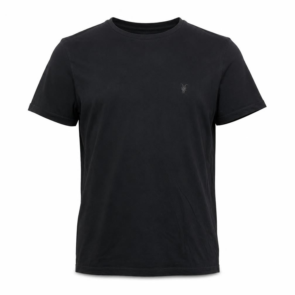 Mens UK Size M AllSaints Black  Cotton T-Shirt