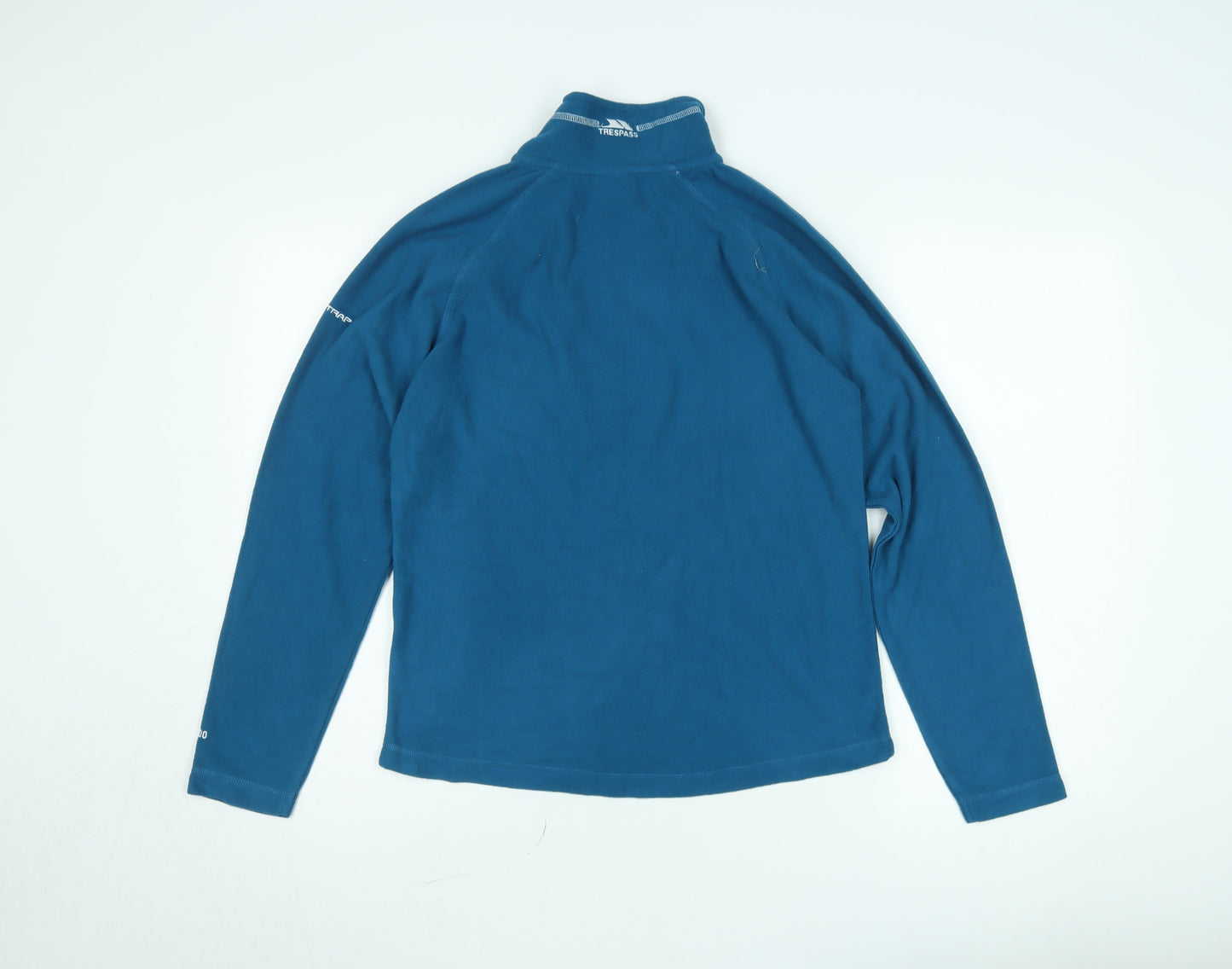 Trespass Mens Blue Fleece 1/4 Zip Pullover Sweatshirt M