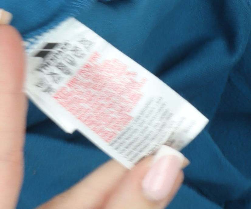 Trespass Mens Blue Fleece 1/4 Zip Pullover Sweatshirt M