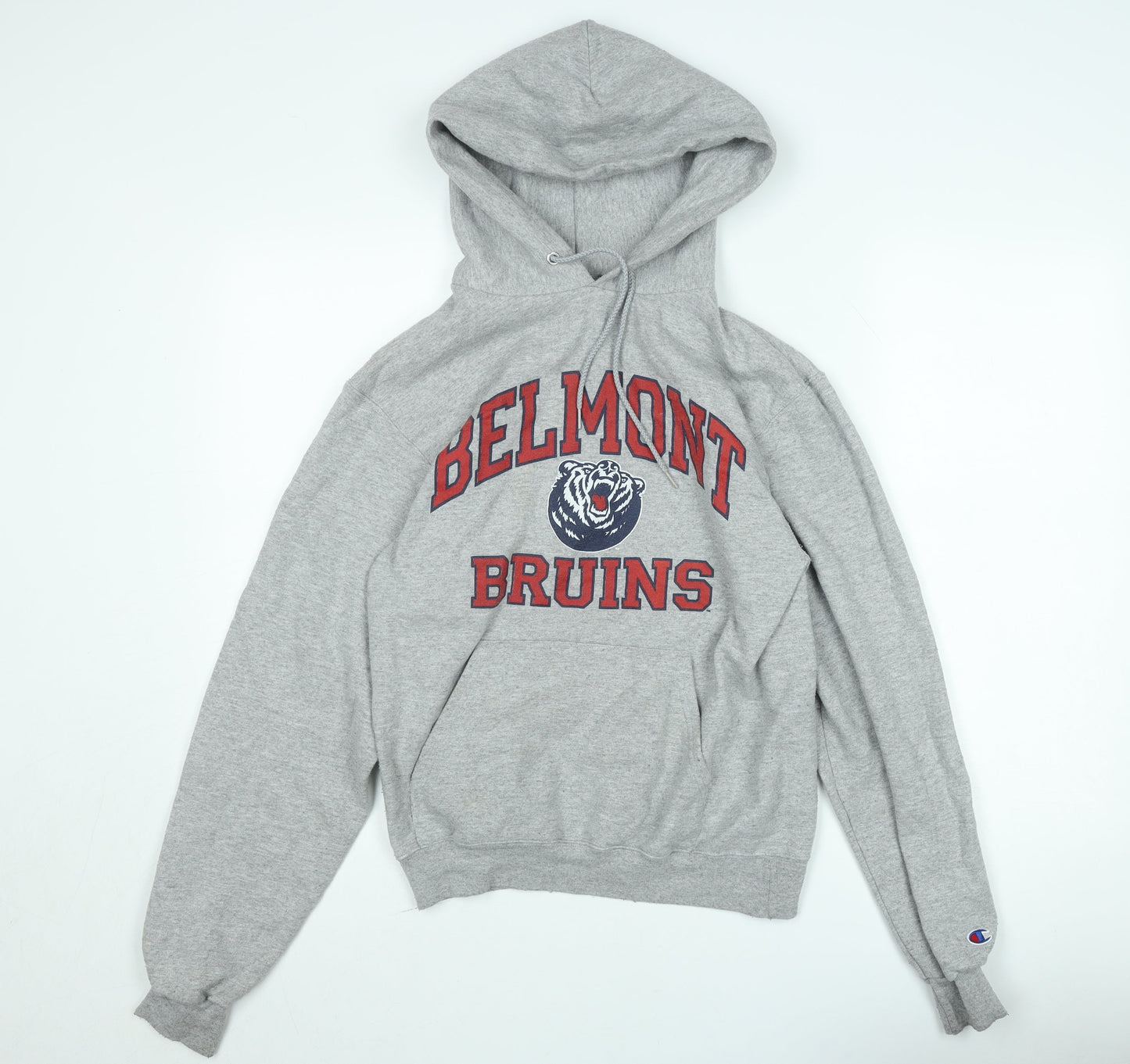 Champion Men's Grey Belmont Bruins Hoodie Small Athletic Fit