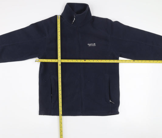 Regatta Women's Blue Fleece Full Zip Outdoor Jacket Size S