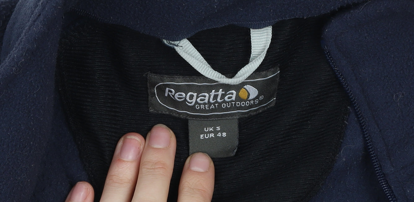 Regatta Women's Blue Fleece Full Zip Outdoor Jacket Size S