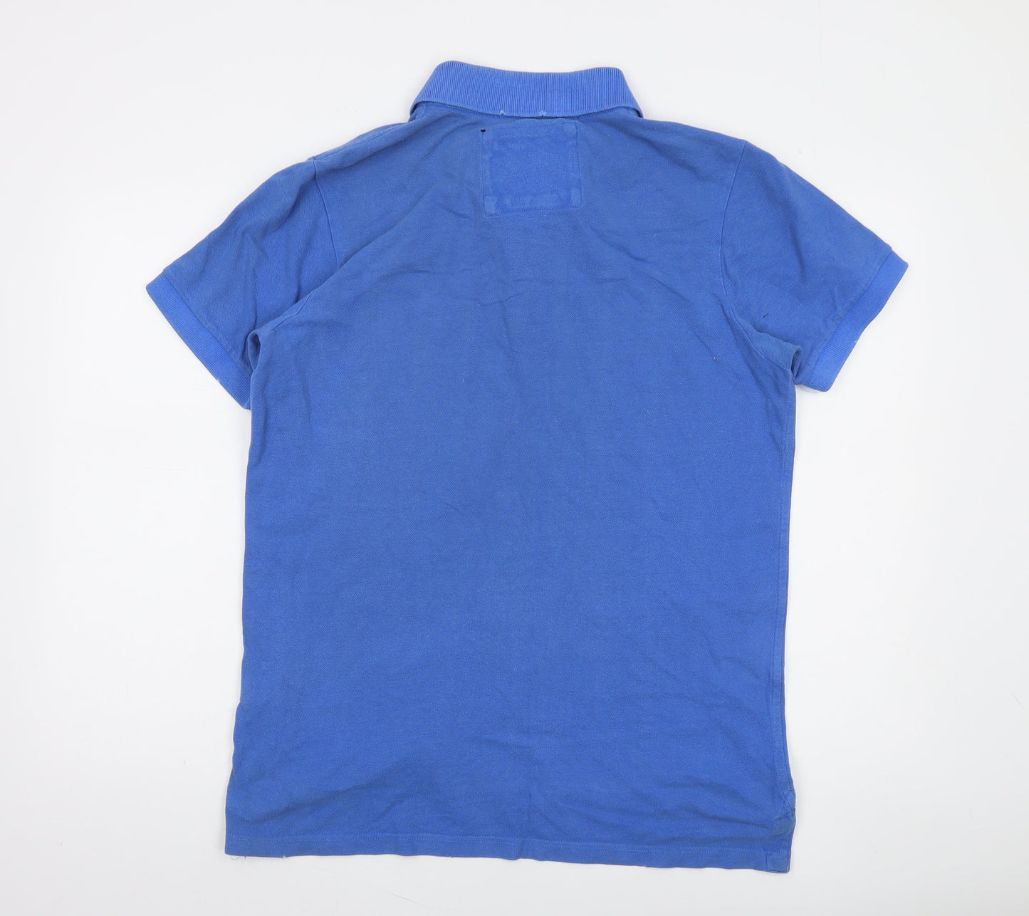 Abercrombie & Fitch Men’s Blue L Polo Shirt 100% Cotton Classic Style