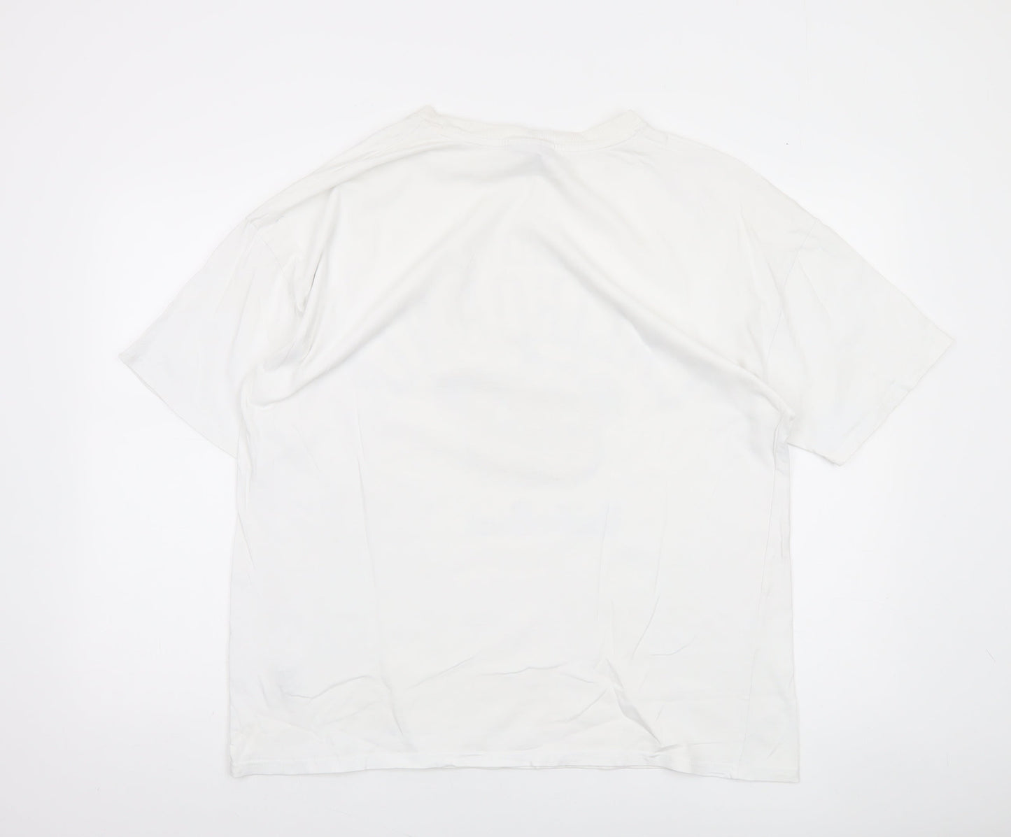 Berkeley University White Men's L T-Shirt California Graphic Print