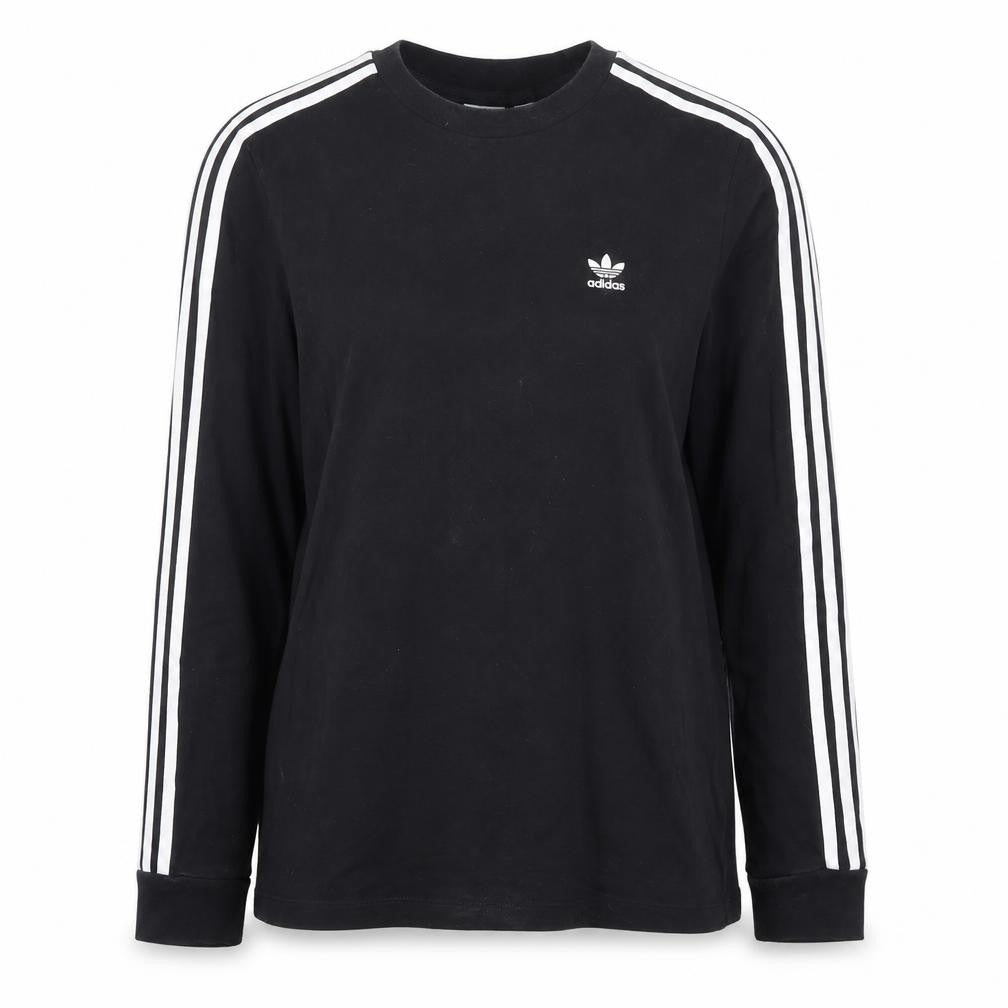 Womens UK Size 12 adidas Black Cotton T-Shirt