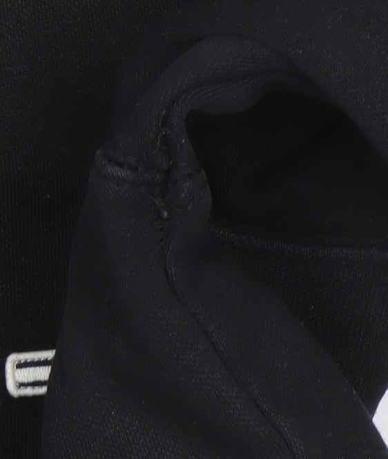 Tommy Jeans Women Black M Pullover Hoodie Cotton Blend