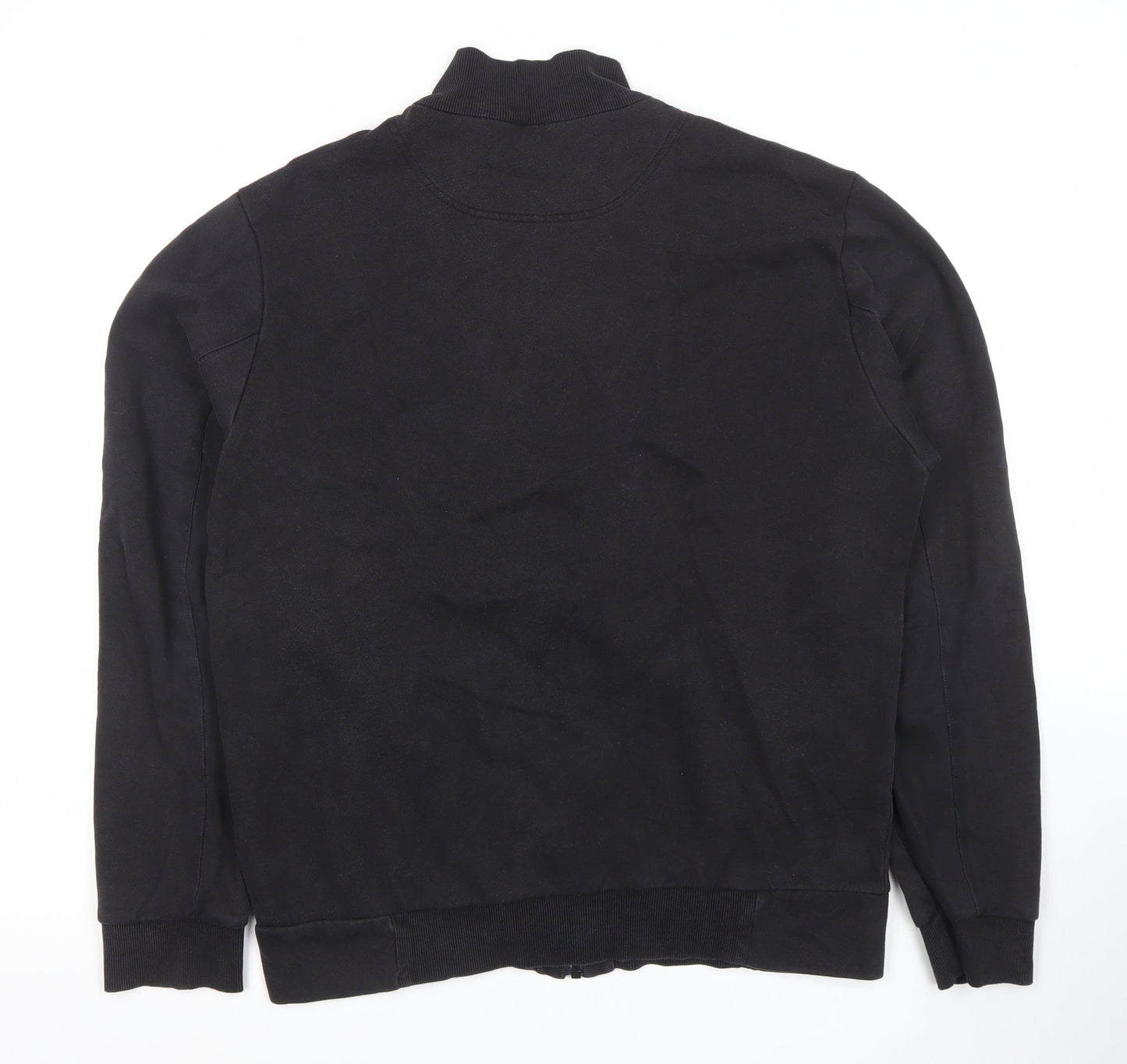 Puma Men's Black Full Zip Sweatshirt Size L Sports Fleece Jacket