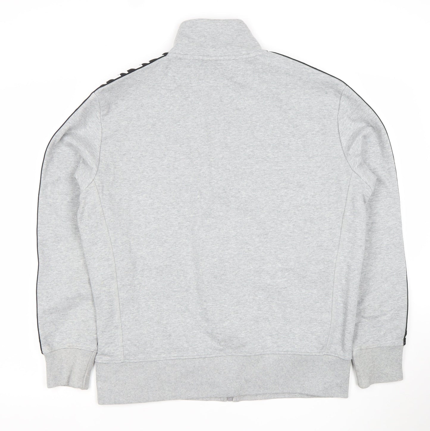 Superdry Mens Grey Full Zip Track Sweatshirt Jacket Size L