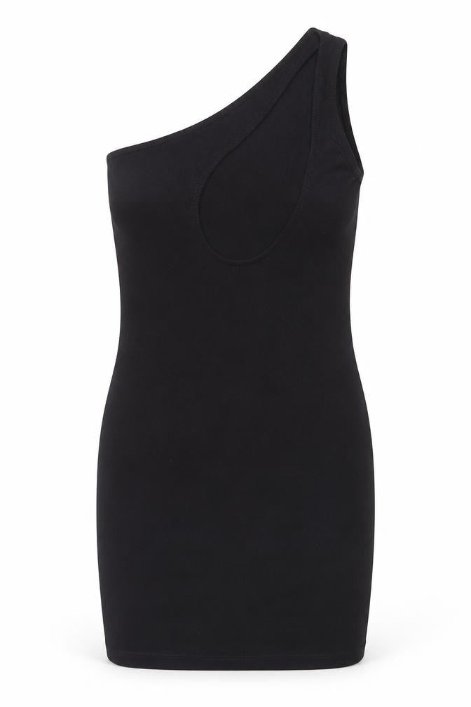 Pull & Bear Women Black Bodycon Sleeveless Short Dress Size 14