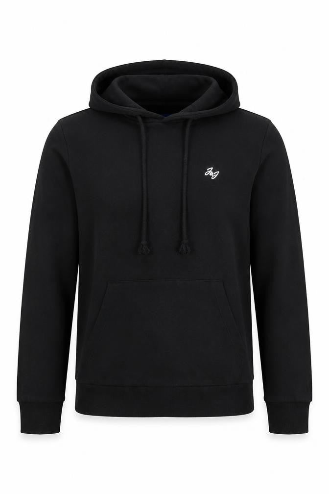 Womens UK S Regular JACK & JONES Black Pullover Hoodie