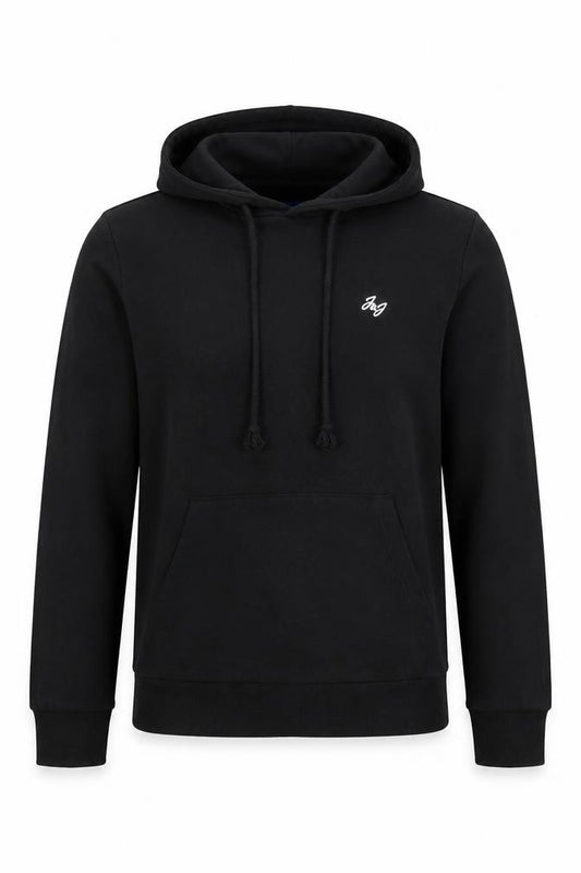 Womens UK S Regular JACK & JONES Black Pullover Hoodie