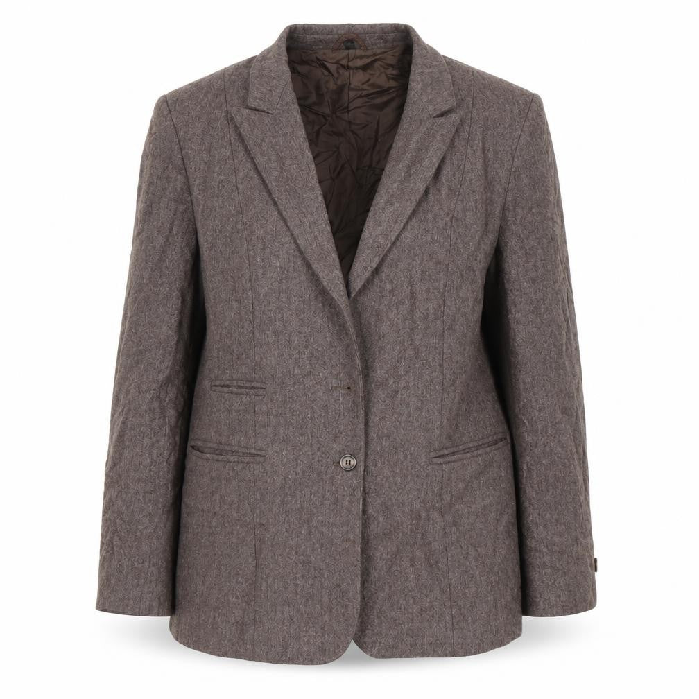 Your Sixth Sense Women’s Brown Tweed Wool Blend Blazer Size 16