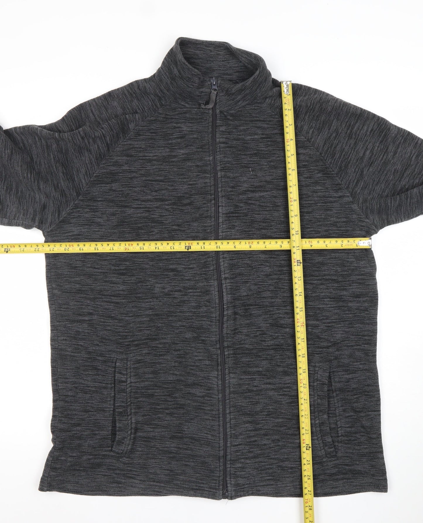 Mountain Warehouse Mens Grey Full Zip Fleece Jacket L