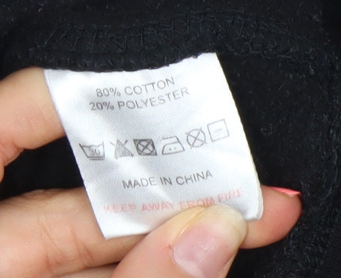 Firetrap Men's Black Pullover Hoodie Size M London Graphic Print