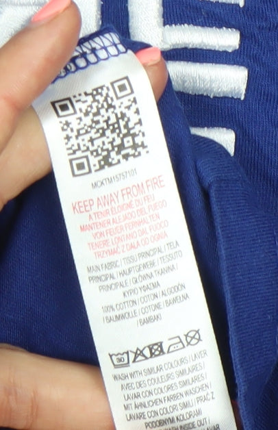 McKenzie Men's Blue Graphic Sports T-Shirt Size M