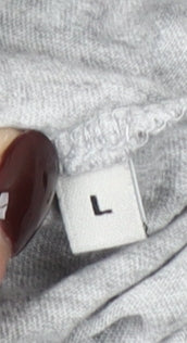 Jack & Jones Men’s Grey Graphic Crew Neck Short Sleeve T-Shirt Size L