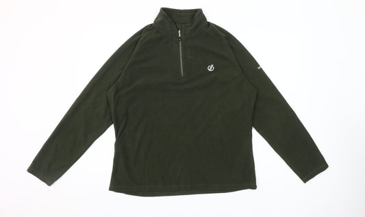 Dare 2B Women’s Green Half Zip Fleece Pullover UK 16 Outdoor Sweatshirt