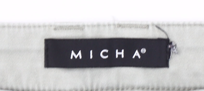 Micha Women’s Grey Straight Regular Fit Mid Rise Jeans Emma