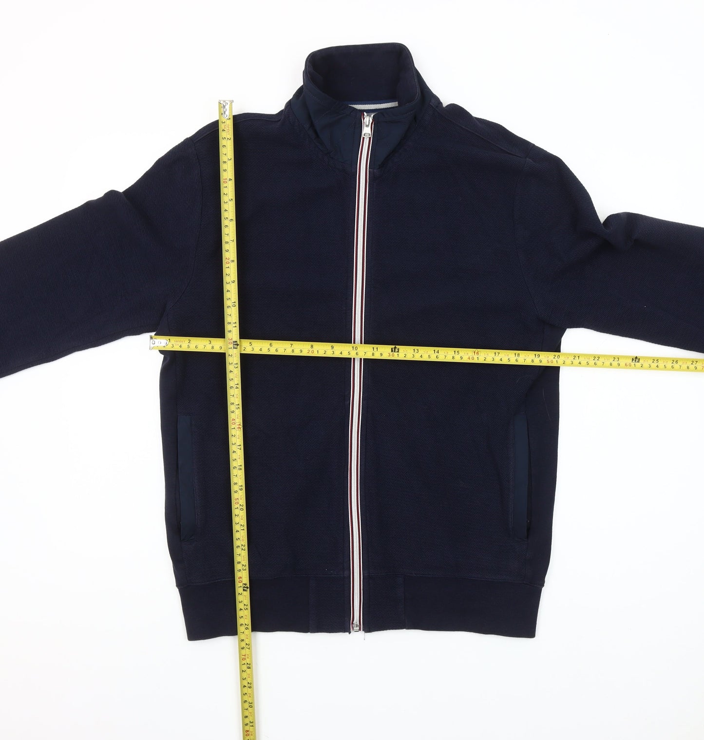 Tommy Hilfiger Men's Blue Full Zip Classic Sweatshirt M