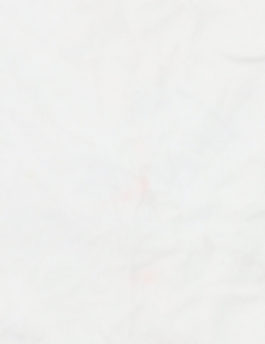 Adidas Womens White Size 8 Basic Short Sleeve Cotton T-Shirt