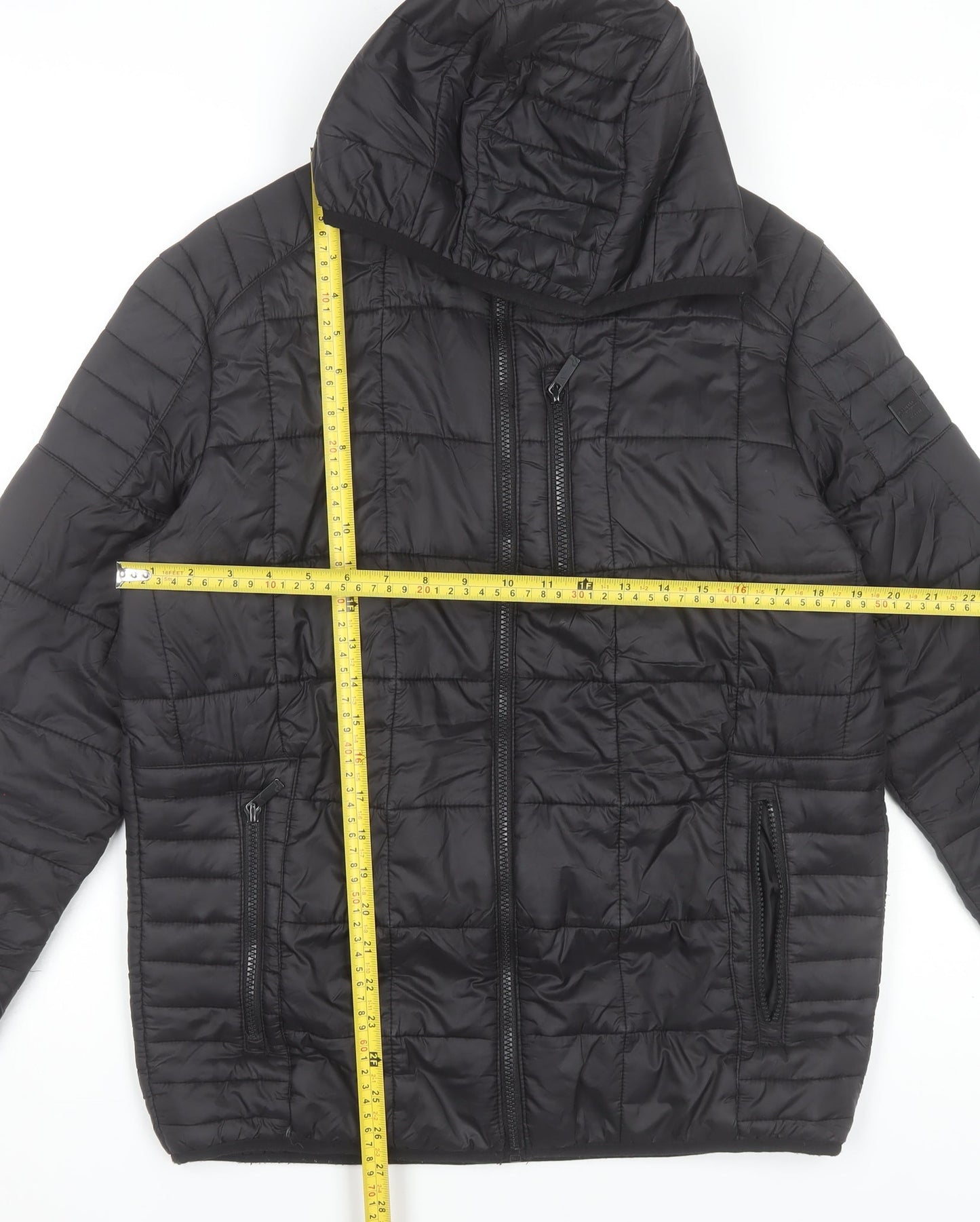 Regatta Mens Black M Puffer Hooded Jacket Outdoor Walking Coat