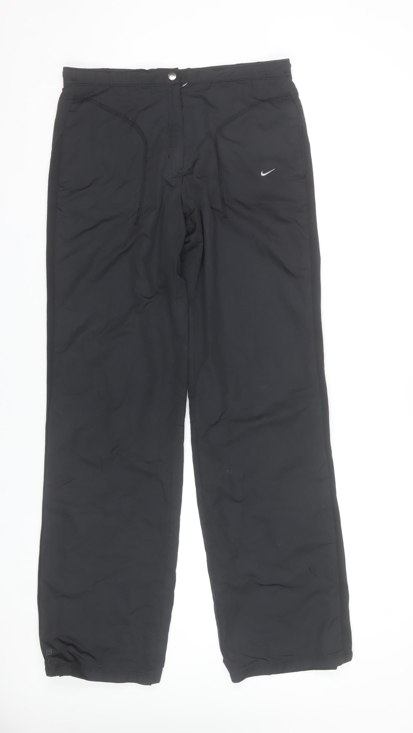 Nike Women's Black Size 8 Lightweight Lined Sports Trousers