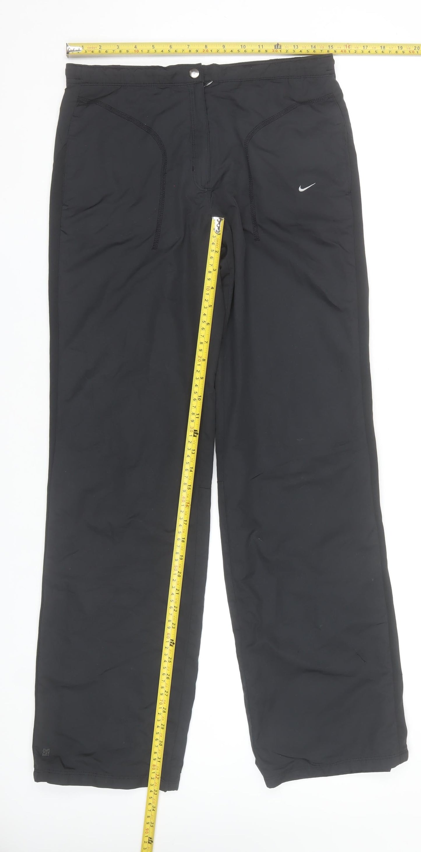 Nike Women's Black Size 8 Lightweight Lined Sports Trousers