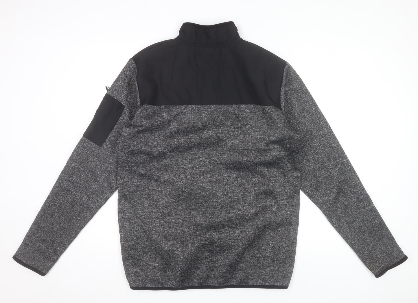 Dare 2B Men's Grey 1/4 Zip Fleece Pullover Sweatshirt Size M