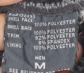 New Balance Men's Grey Full Zip Fleece Hoodie Size M