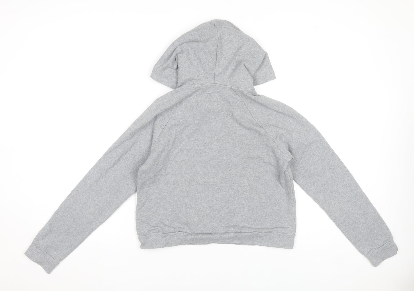 Jack Wills Womens Grey Hoodie UK 10 Cotton Modal Blend Pullover