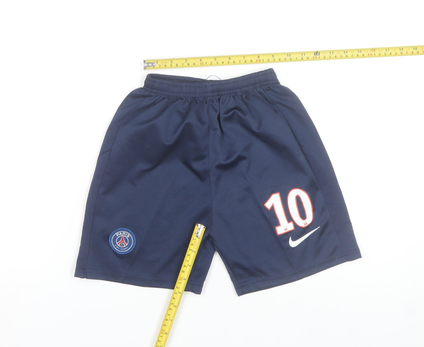 Nike Boys Blue PSG Football Shorts 6 Years Athletic Mesh Lightweight
