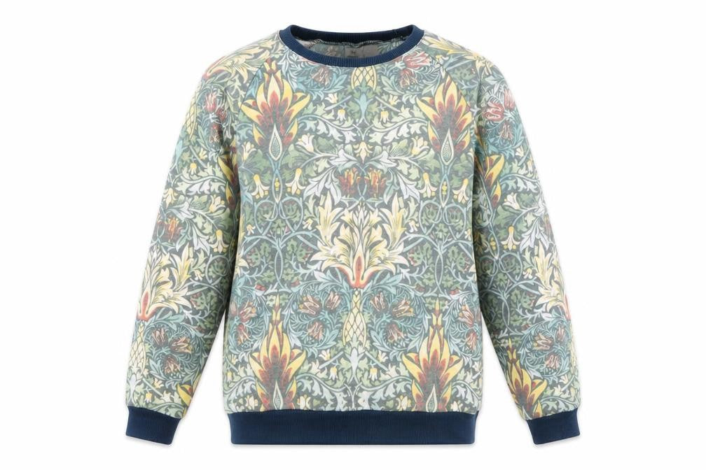 Topman Men's Multicoloured Floral Sweatshirt S Crew Neck Pullover