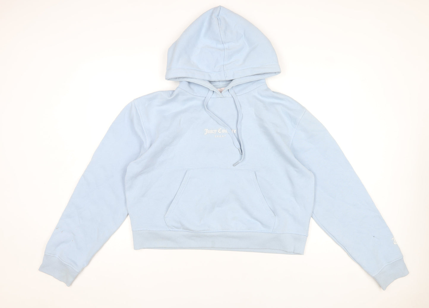 Juicy Couture Sport Women’s Blue XXL Pullover Hoodie Cotton Blend