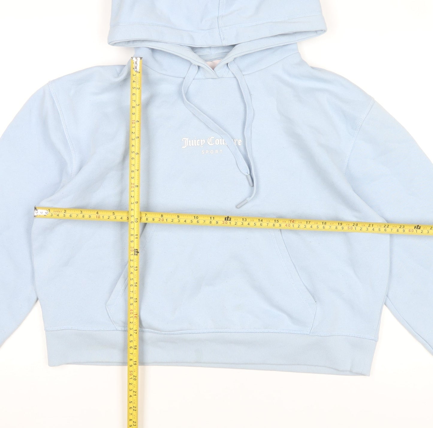 Juicy Couture Sport Women’s Blue XXL Pullover Hoodie Cotton Blend