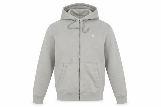 Mens UK S Regular Jack Wills Grey Full Zip Hoodie